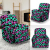 Teal Pink Leopard Recliner Cover-grizzshop