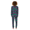 Teal Pink Leopard Women's Pajamas-grizzshop