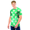 Teal Polka Dot Men T Shirt-grizzshop