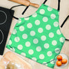 Teal Polka Dot Women's Apron-grizzshop