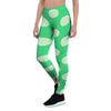 Teal Polka Dot Women's Leggings-grizzshop