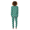 Teal Polka Dot Women's Pajamas-grizzshop