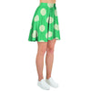 Teal Polka Dot Women's Skirt-grizzshop