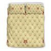 Teddy Bear Pattern Print Duvet Cover Bedding Set-grizzshop