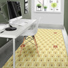 Teddy Bear Pattern Print Floor Mat-grizzshop