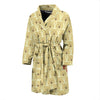 Teddy Bear Pattern Print Men Long Robe-grizzshop