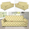 Teddy Bear Pattern Print Sofa Covers-grizzshop