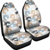 Teddy Bear Print Pattern Universal Fit Car Seat Cover-grizzshop
