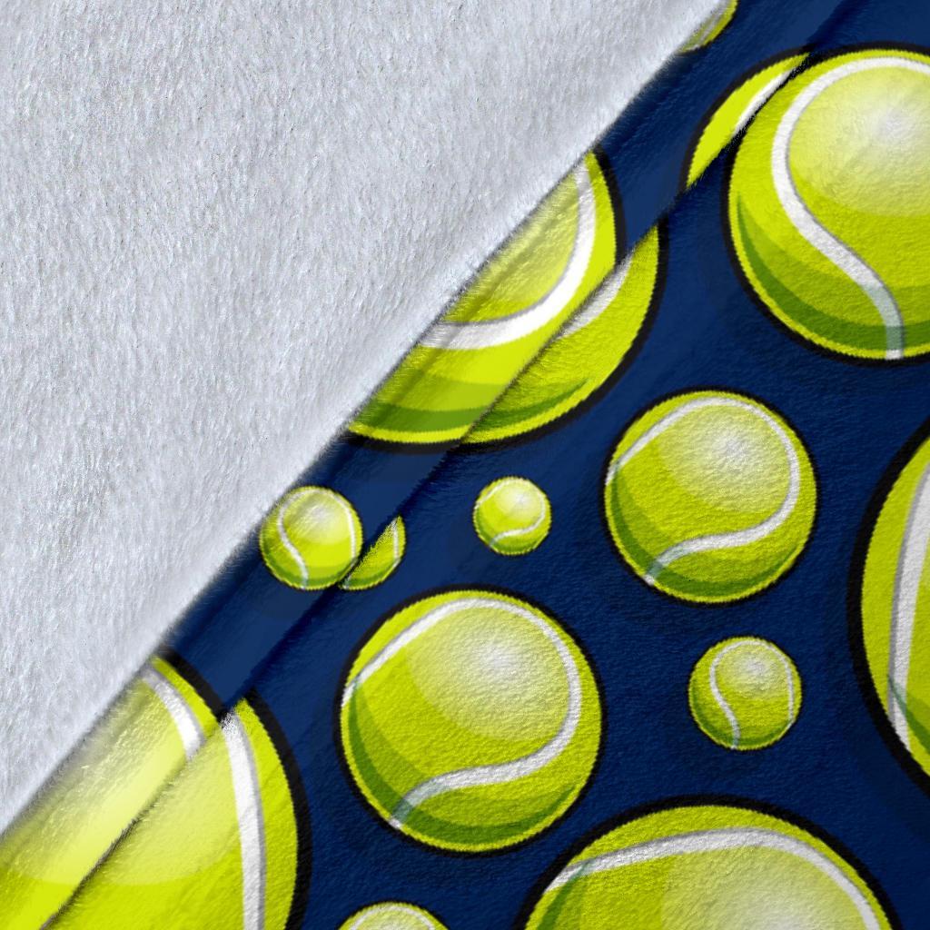 Tennis Ball Pattern Print Blanket-grizzshop