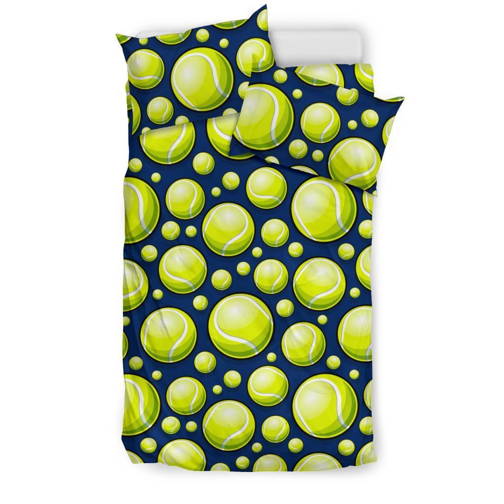 Tennis Ball Pattern Print Duvet Cover Bedding Set-grizzshop