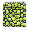 Tennis Ball Pattern Print Duvet Cover Bedding Set-grizzshop