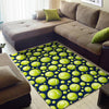 Tennis Ball Pattern Print Floor Mat-grizzshop