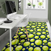 Tennis Ball Pattern Print Floor Mat-grizzshop