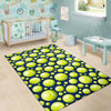 Tennis Ball Pattern Print Floor Mat-grizzshop