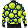 Tennis Ball Pattern Print Men's Bomber Jacket-grizzshop