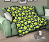 Tennis Ball Pattern Print Quilt-grizzshop