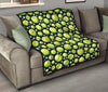 Tennis Ball Pattern Print Quilt-grizzshop