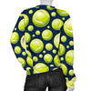 Tennis Ball Pattern Print Women's Sweatshirt-grizzshop