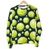 Tennis Ball Pattern Print Women's Sweatshirt-grizzshop