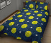 Tennis Pattern Print Bed Set Quilt-grizzshop