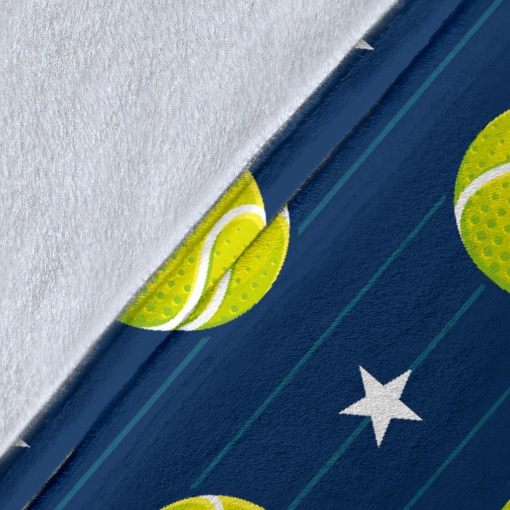 Tennis Pattern Print Blanket-grizzshop