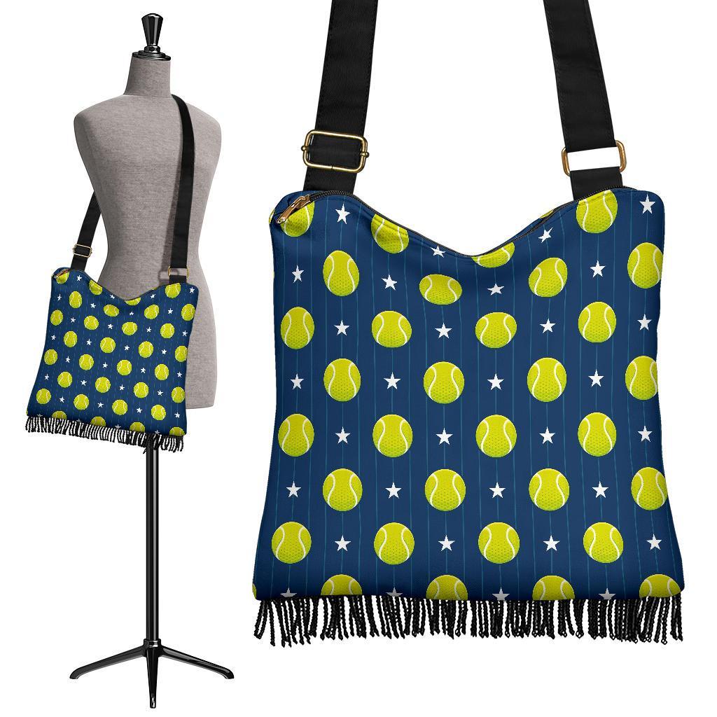 Tennis Pattern Print Crossbody bags-grizzshop