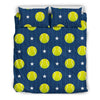 Tennis Pattern Print Duvet Cover Bedding Set-grizzshop