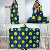 Tennis Pattern Print Hooded Blanket-grizzshop