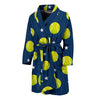 Tennis Pattern Print Men Long Robe-grizzshop