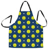 Tennis Pattern Print Men's Apron-grizzshop