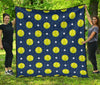 Tennis Pattern Print Quilt-grizzshop