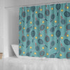 Tennis Print Pattern Bathroom Shower Curtain-grizzshop