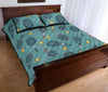 Tennis Print Pattern Bed Set Quilt-grizzshop