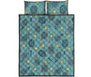 Tennis Print Pattern Bed Set Quilt-grizzshop