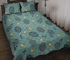 Tennis Print Pattern Bed Set Quilt-grizzshop