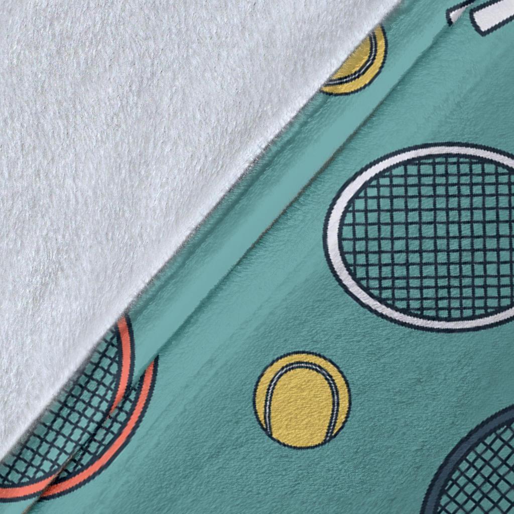 Tennis Print Pattern Blanket-grizzshop