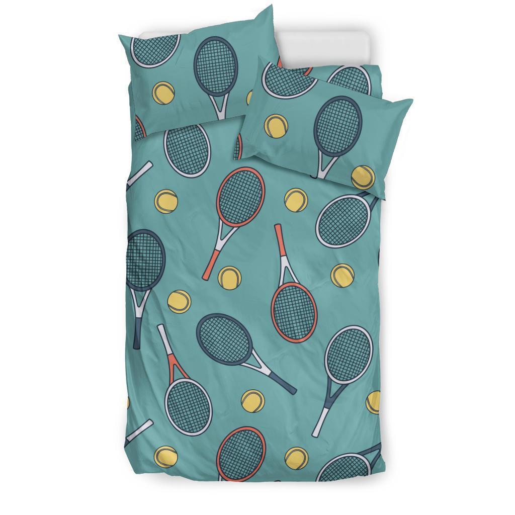 Tennis Print Pattern Duvet Cover Bedding Set-grizzshop