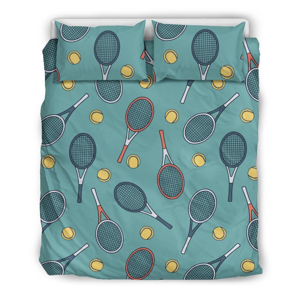 Tennis Print Pattern Duvet Cover Bedding Set-grizzshop