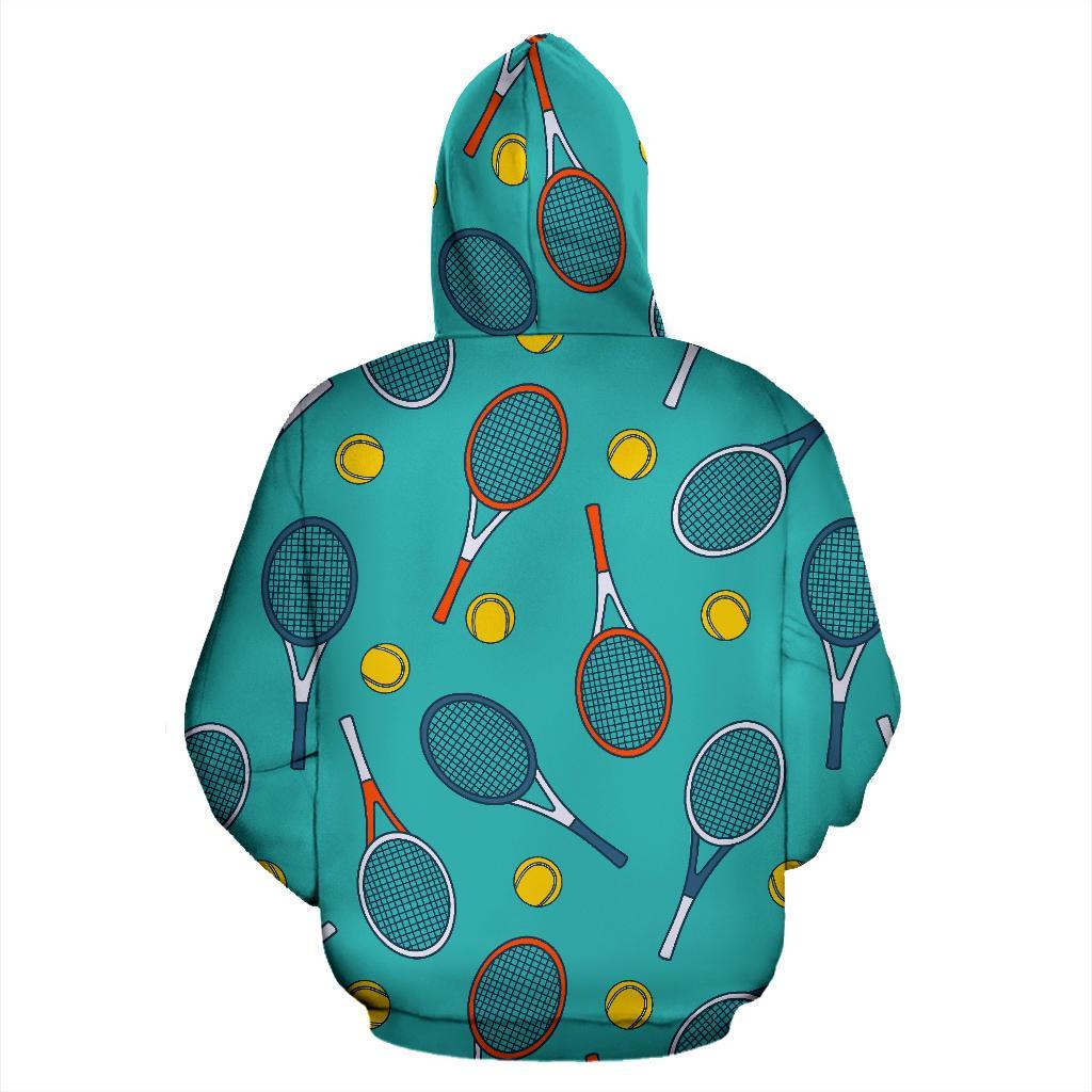 Tennis Print Pattern Men Women Pullover Hoodie-grizzshop