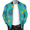 Tennis Print Pattern Men's Bomber Jacket-grizzshop