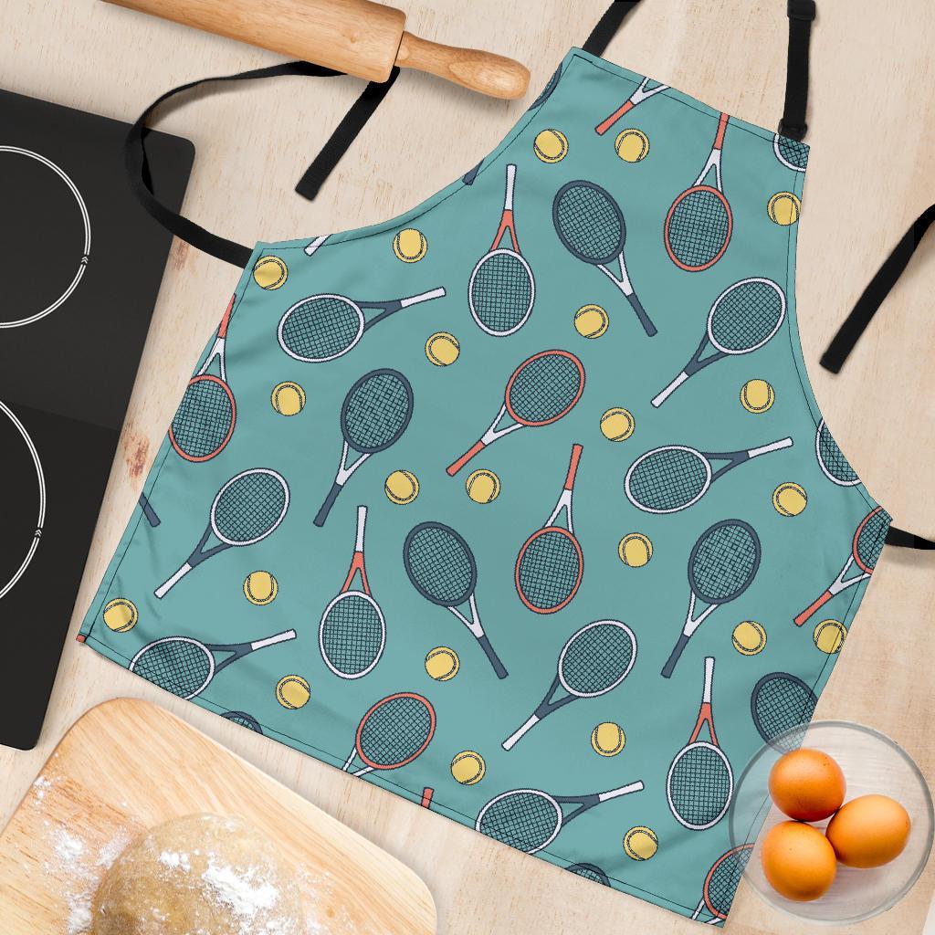 Tennis Print Pattern Women's Apron-grizzshop