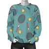 Tennis Print Pattern Women's Sweatshirt-grizzshop