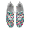 Tennis Retro Print Pattern White Athletic Shoes-grizzshop