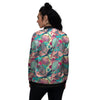 Tennis Retro Print Pattern Women's Bomber Jacket-grizzshop