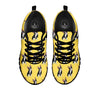 Terrier Boston Yellow Print Pattern Black Sneaker-grizzshop