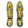 Terrier Boston Yellow Print Pattern Muay Thai Shin Guards-grizzshop