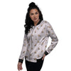 Terrier Yorkshire Cute Print Pattern Women's Bomber Jacket-grizzshop