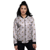 Terrier Yorkshire Cute Print Pattern Women's Bomber Jacket-grizzshop