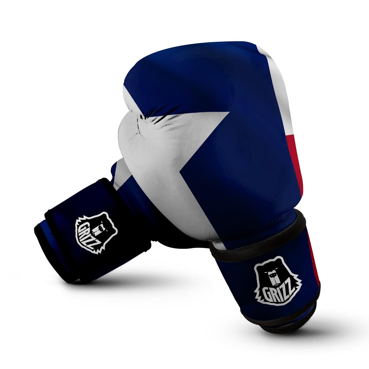 Texas Flag Print Boxing Gloves-grizzshop