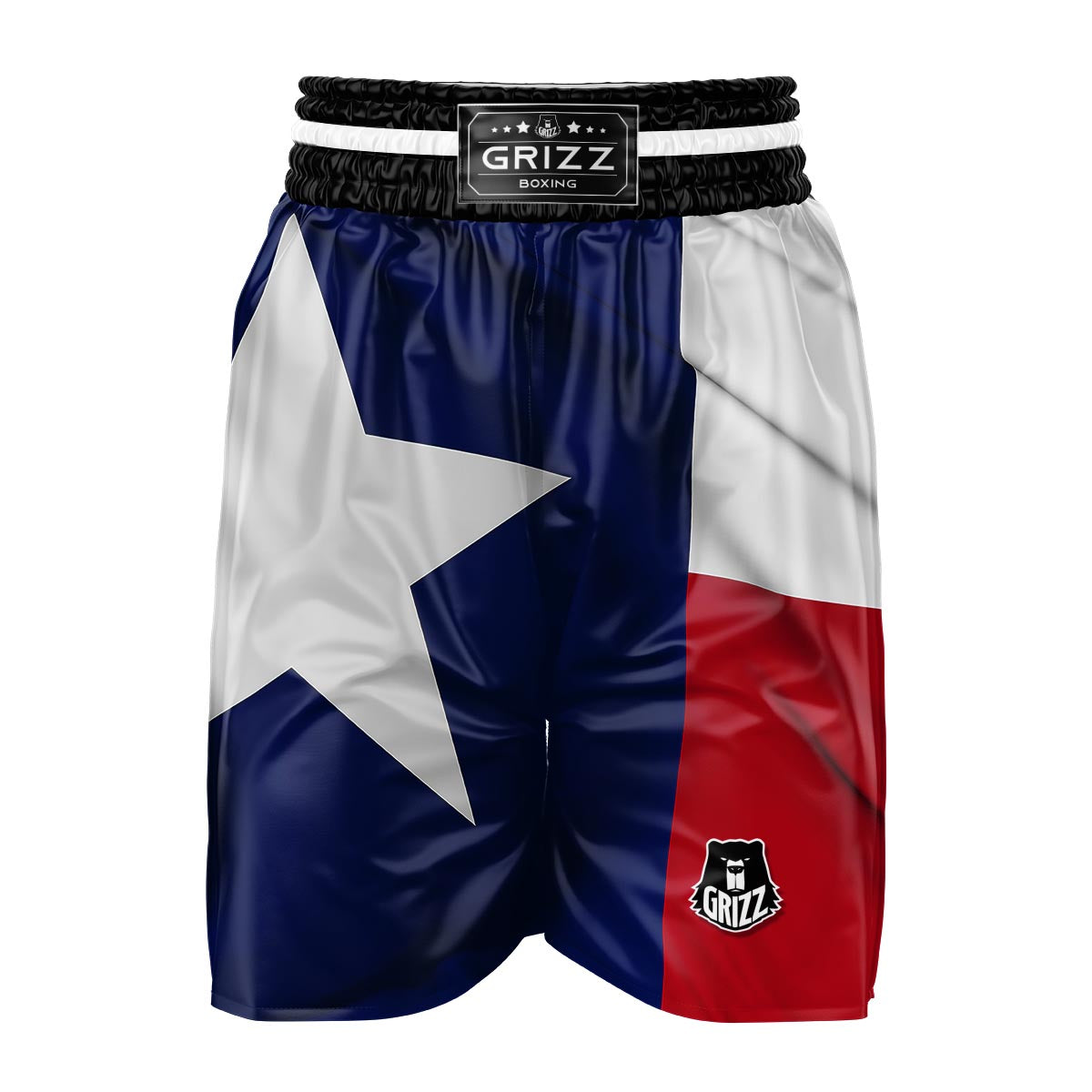 Texas Flag Print Boxing Shorts-grizzshop
